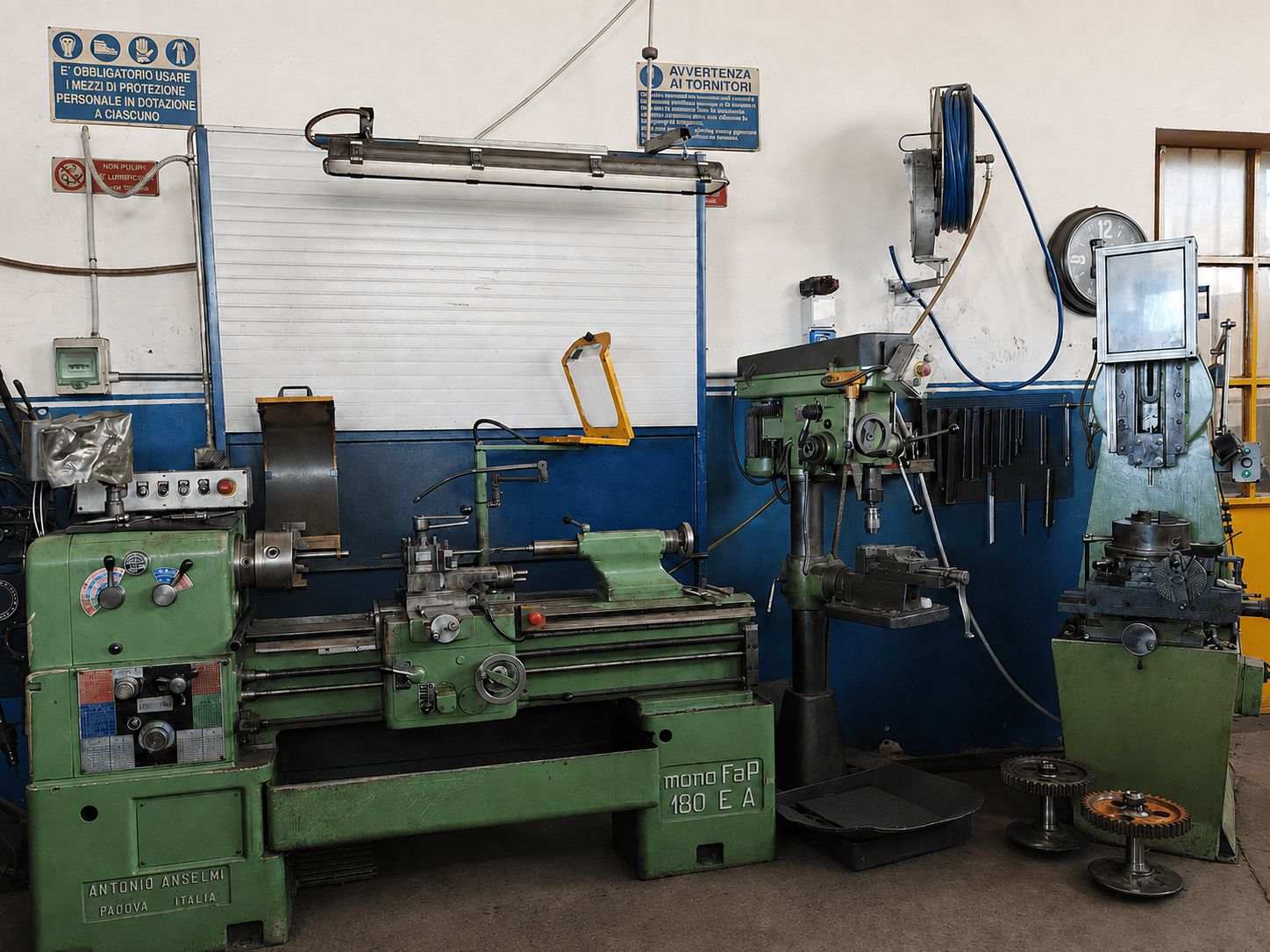 Tornio parallelo manuale Antonio Anselmi MONOFAP 180 EA